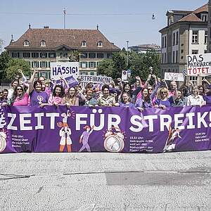 Aufruf zum Streik am 14. Juni