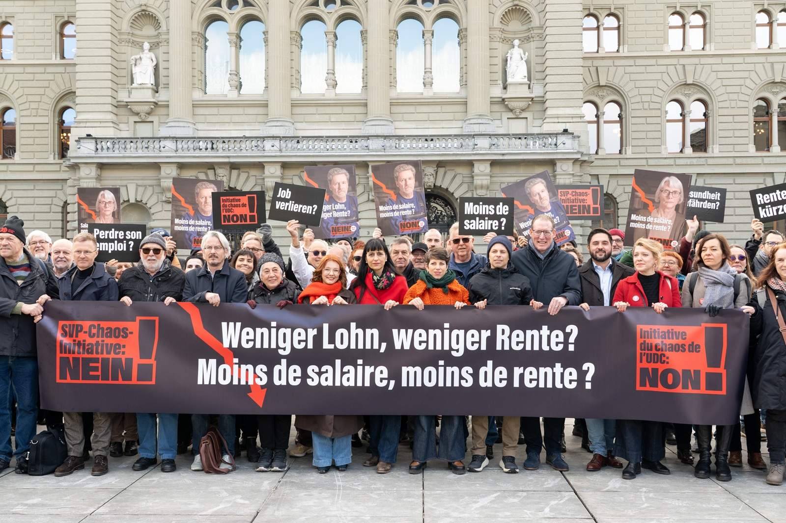 Aktion auf dem Bundesplatz