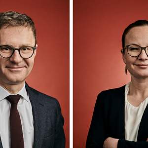 Daniel Lampart und Gabriela Medici