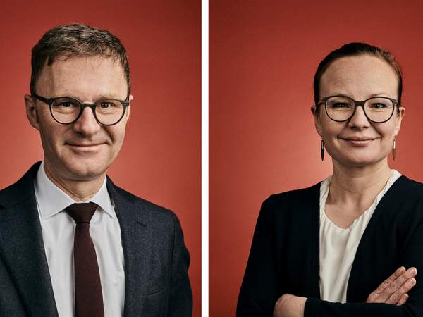 Daniel Lampart und Gabriela Medici