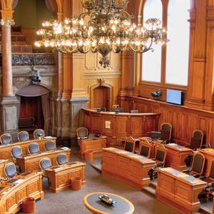 Blick in den Ständeratssaal