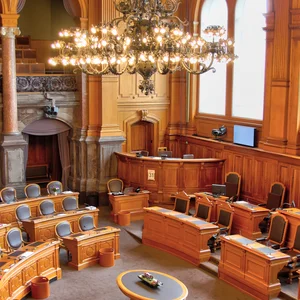 Blick in den Ständeratssaal