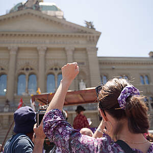 Archivbild 2023 vom Frauenstreik