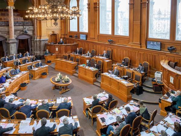 Blick in den Ständeratssal