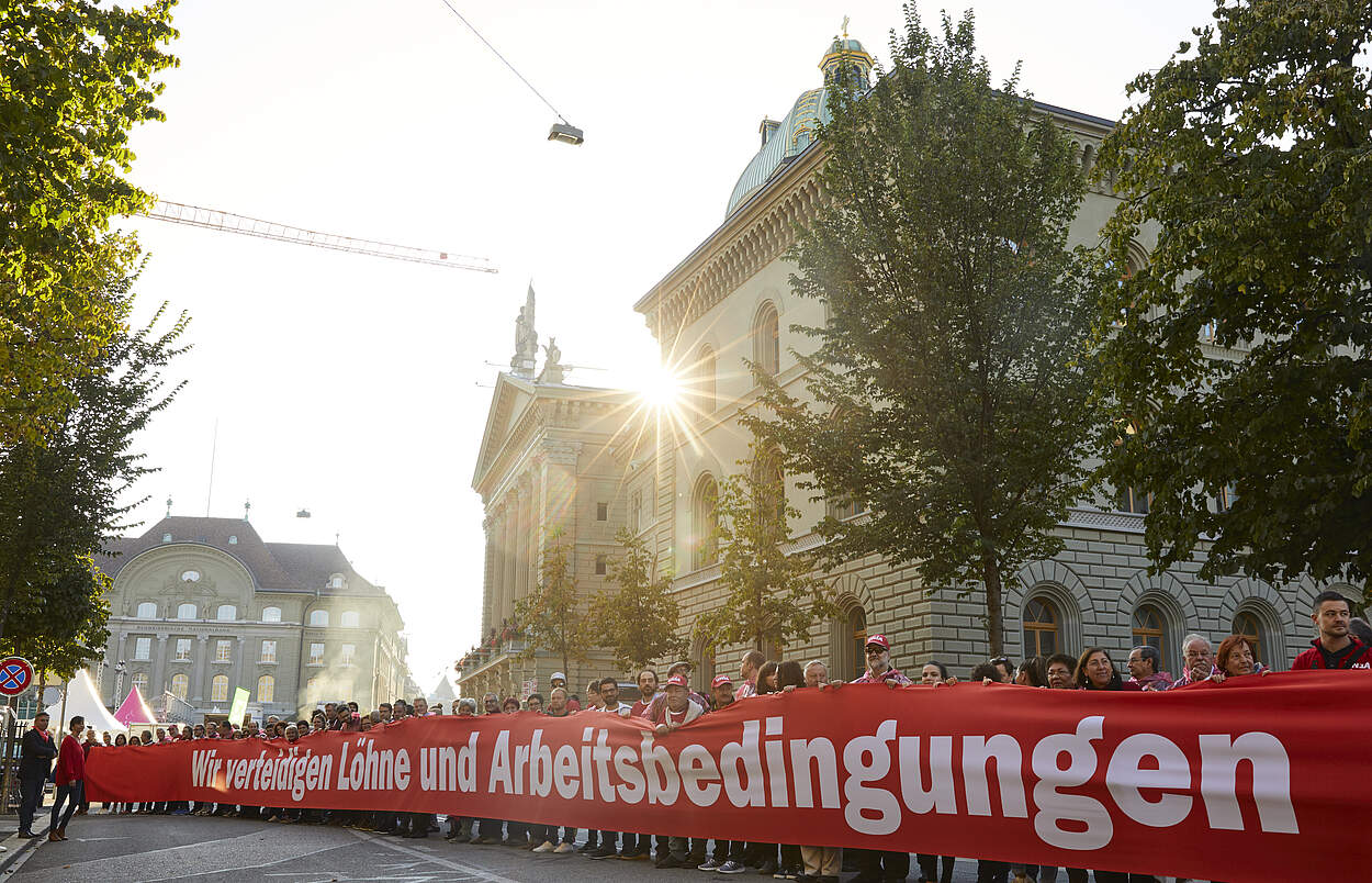 Löhne und Arbeitsbedingungen verteidigen
