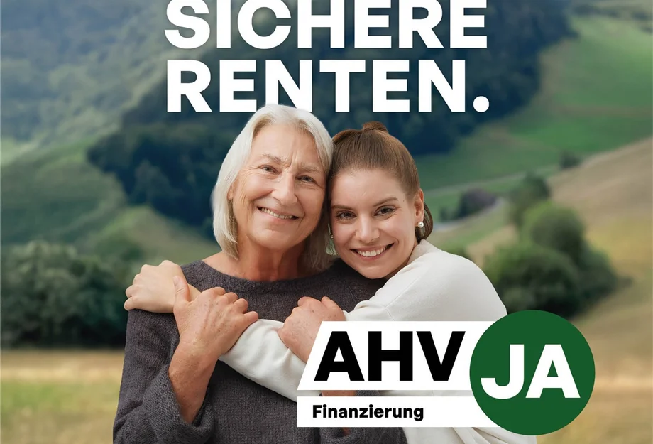 Kampagnensujet JA zur AHV-Finanzierung