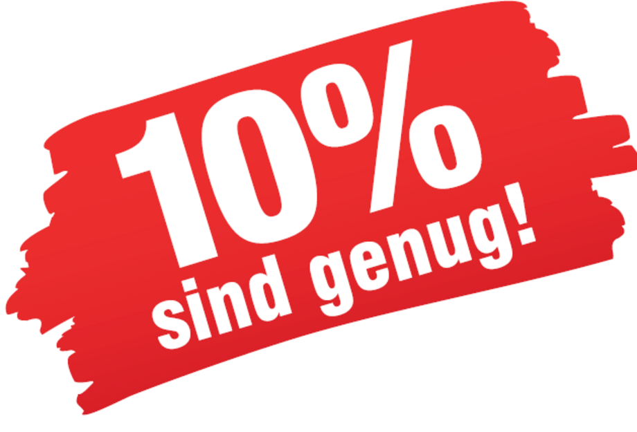 Prämien-Entlastungs-Initiative 10% sind genug - Prämienentlastung jetzt!