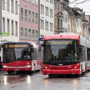 Stadtbusse in Winterthur