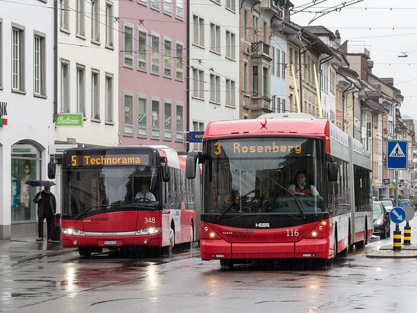 Stadtbusse in Winterthur
