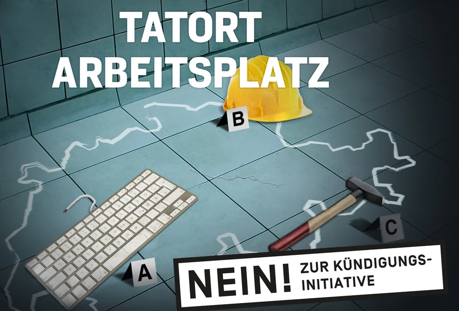 Tatort Arbeitsplatz - das Kampagnenmotiv