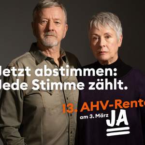 Jetzt abstimmen - jede Stimme zählt: JA zur 13. AHV-Rente