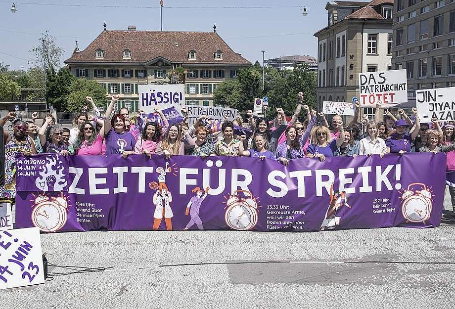 Aufruf zum Streik am 14. Juni