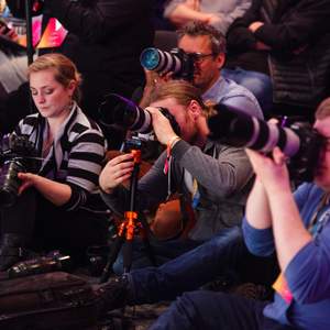 Fotografen am re:publica-Kongress 2017 in Berlin