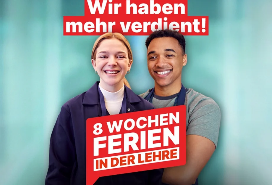 Wir haben mehr verdient: 8 Wochen Ferien in der Lehre