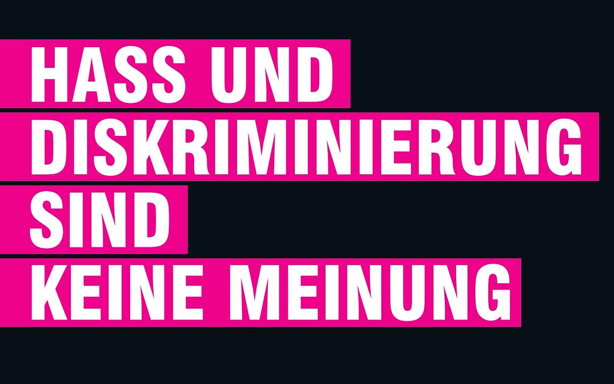 Hass und Diskriminierung sind keine Meinungen