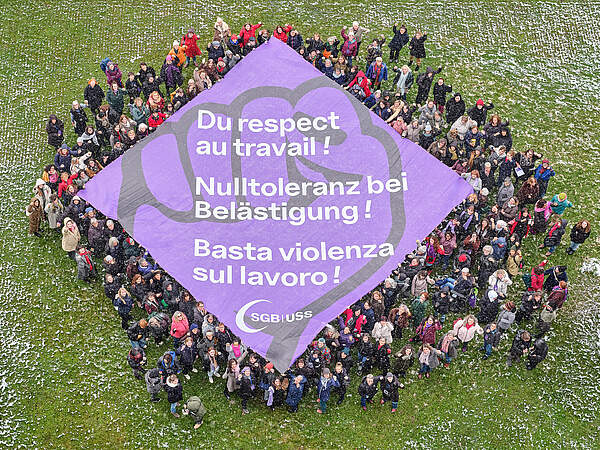 Aktion der Delegierten: Nulltoleranz bei Belästigung