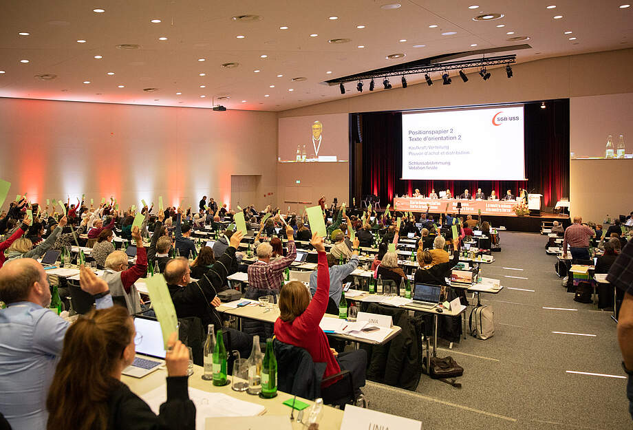 SGB-Kongress: eine Abstimmung