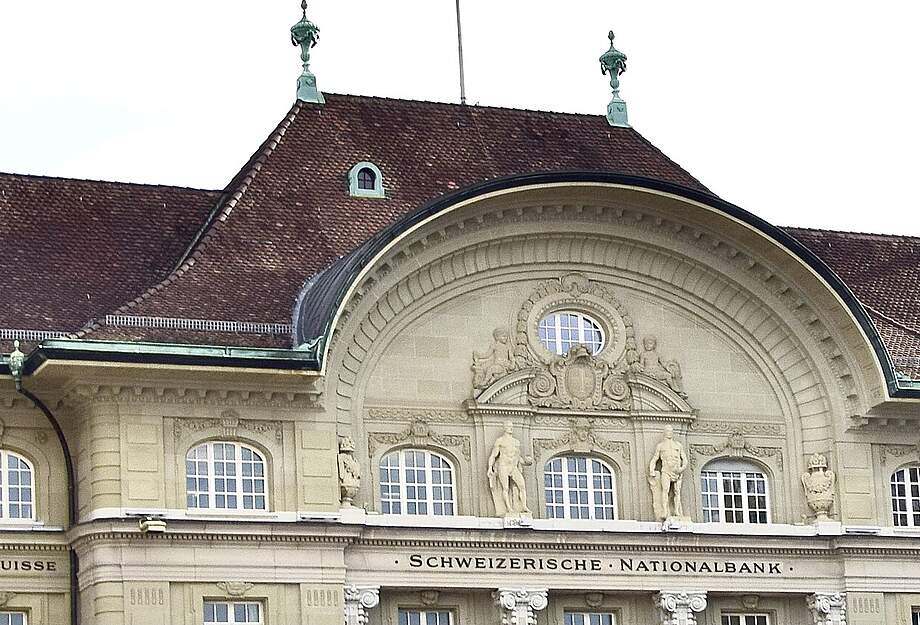 Aussenansicht der Nationalbank in Bern