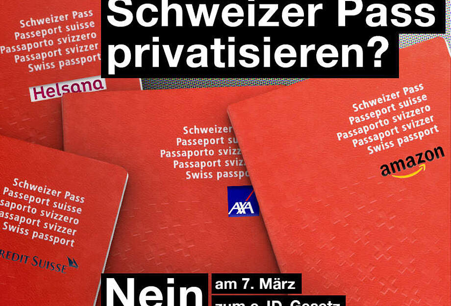 Schweizer Pass privatisieren? NEIN!