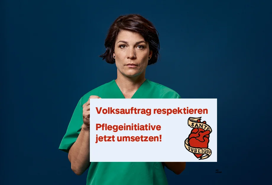 Appell Pflegeinitiative umsetzen