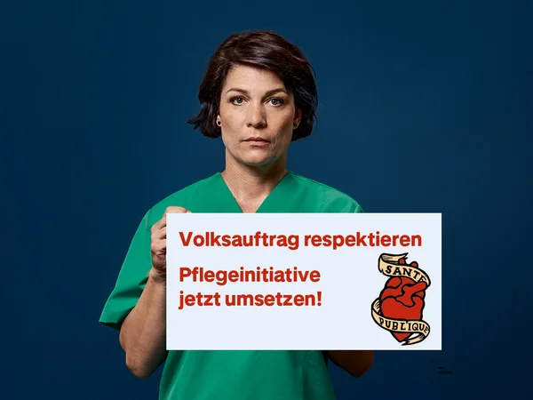 Appell Pflegeinitiative umsetzen