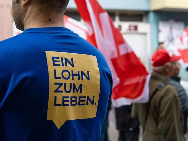 Ein Lohn zum Leben - Bild einer aktuellen Kampagne