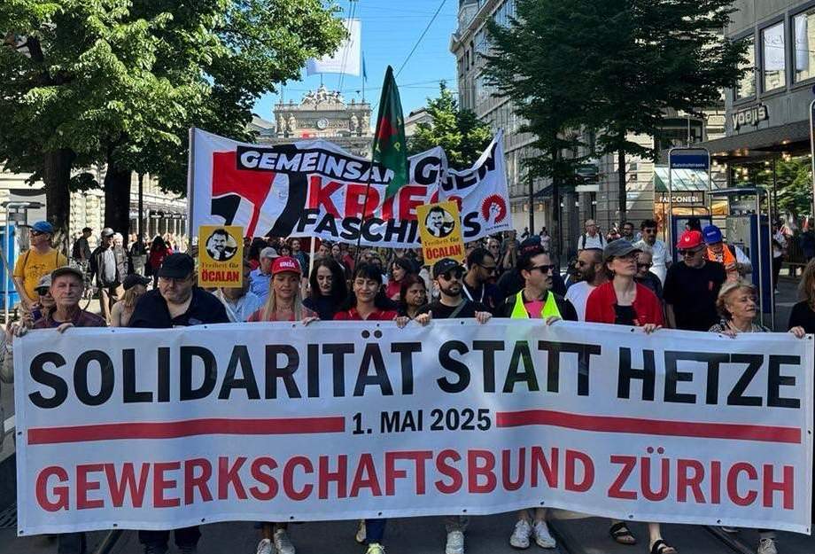 1. Mai 2025 in Zürich, Bahnhofstrasse