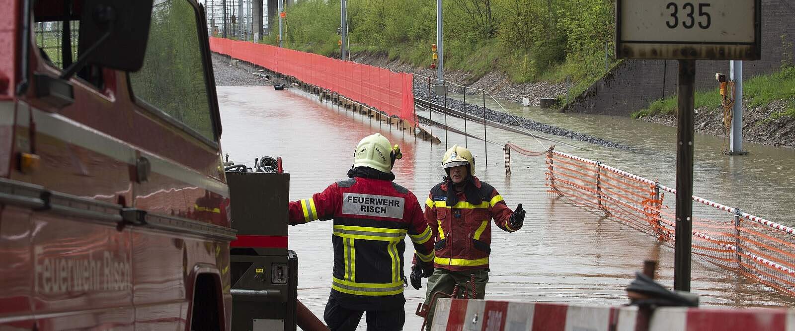 Hochwassereinsatz der Feuerwehr