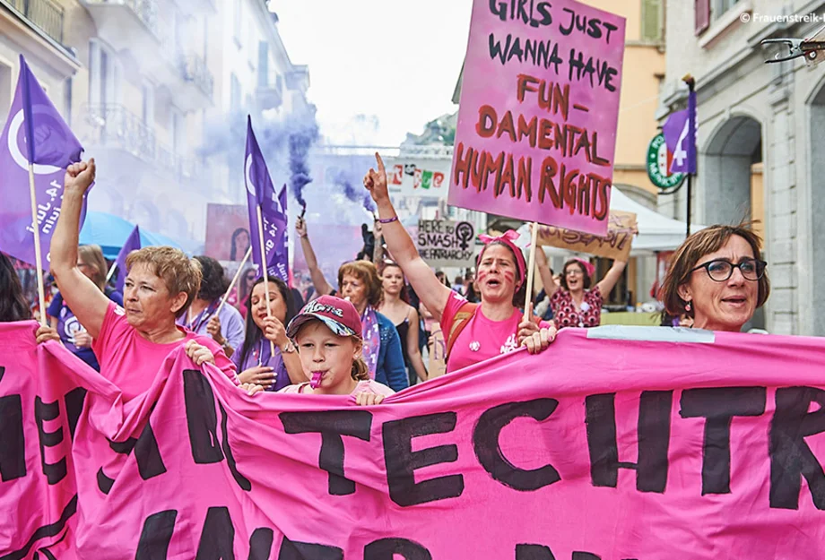 Frauendemo Archivbild: Frauenstreik 2019
