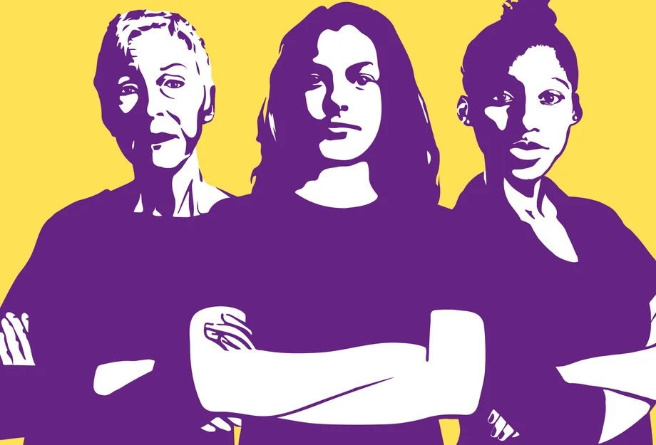 Frauenstreik-Sujet Frauenstreik 14.06.2019 - drei starke Frauen