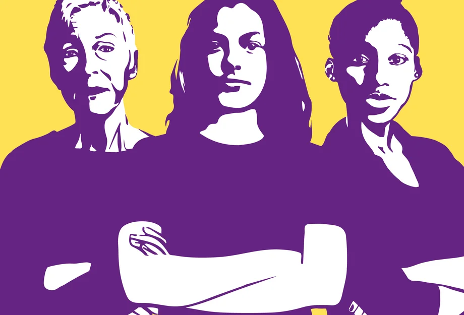 Frauenstreik-Sujet Frauenstreik 14.06.2019 - drei starke Frauen