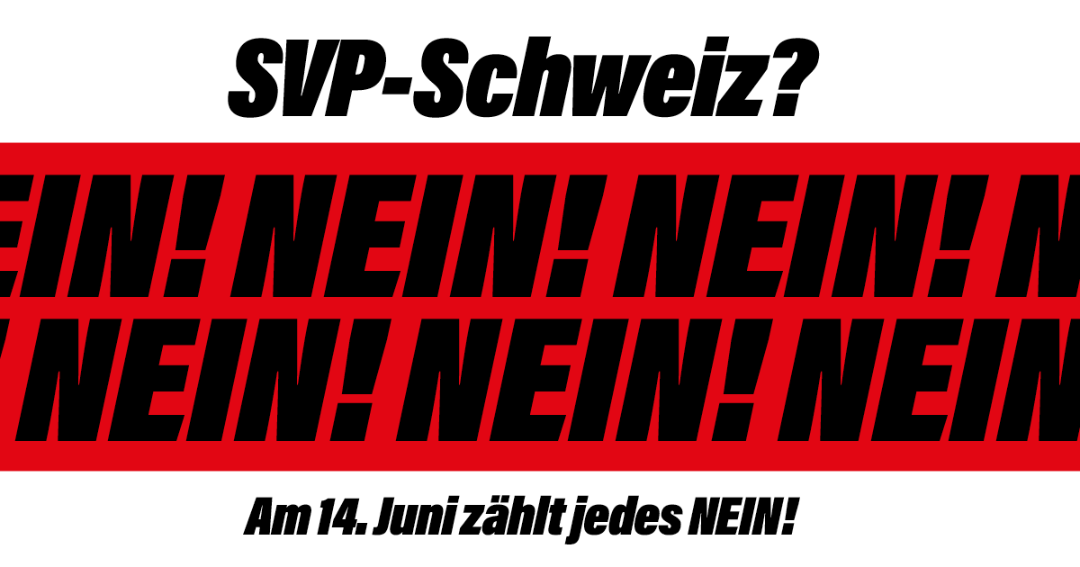 SVP-Schweiz? Nein