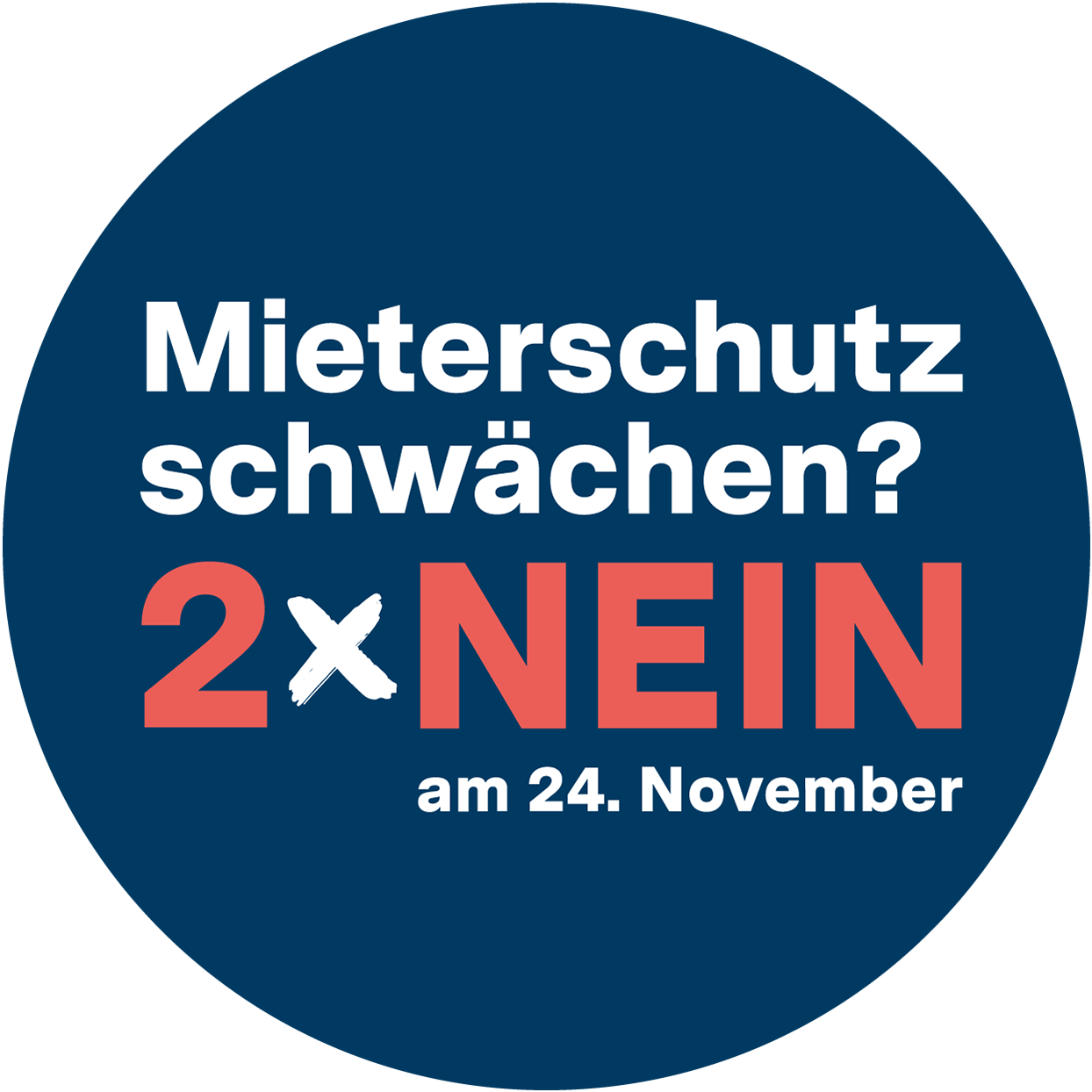 Mieterschutz schwächen? 2x Nein am 24. November