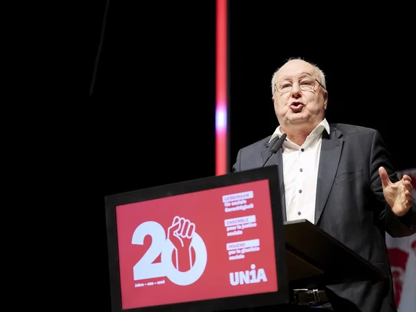 Pierre-Yves Maillard Pierre-Yves Maillard am Unia Kongress 2025