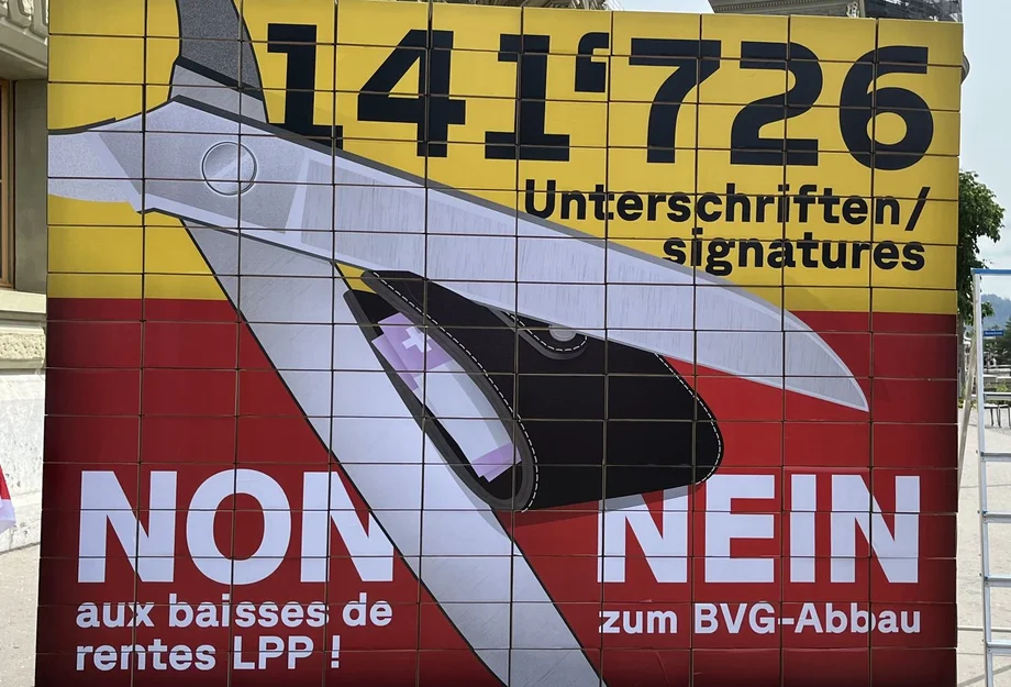 Foto der Übergabe