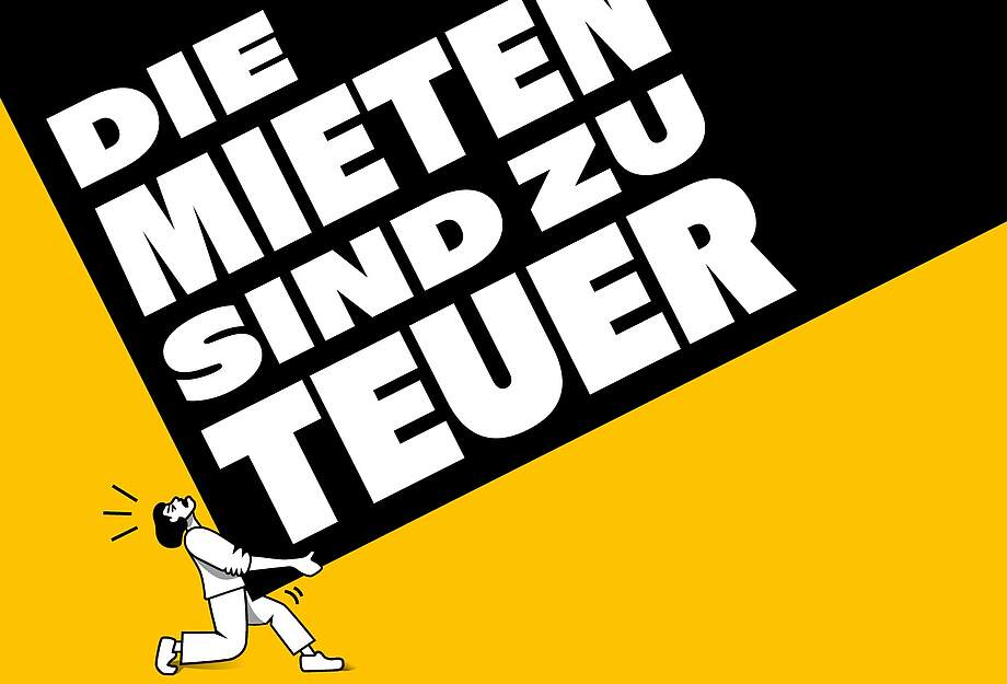 Die Mieten sind zu teuer