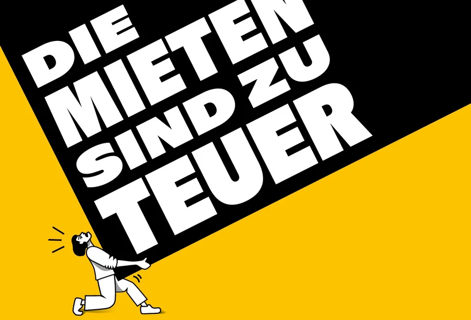 Die Mieten sind zu teuer