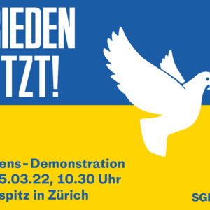 Frieden jetzt – Demo am 5.3.2022