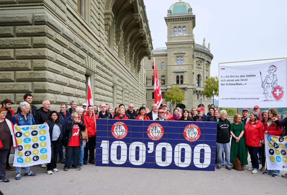 Einreichung der 100'000 Unterschriften