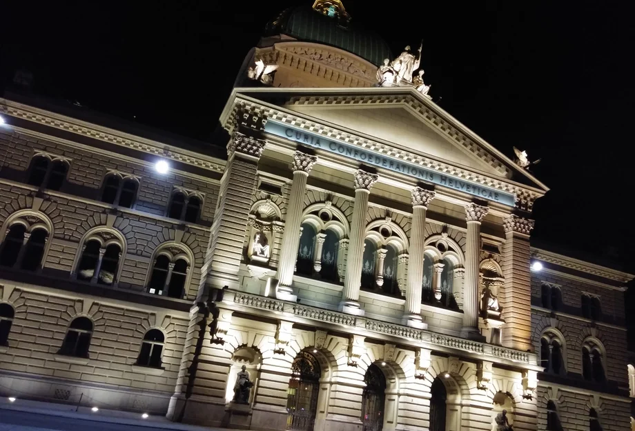 Bundeshaus bei Nacht Bundeshaus